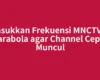 Masukkan Frekuensi MNCTV di Parabola agar Channel Cepat Muncul