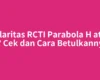 Polaritas RCTI Parabola H atau V? Cek dan Cara Betulkannya