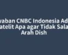 Jawaban CNBC Indonesia Ada di Satelit Apa agar Tidak Salah Arah Dish